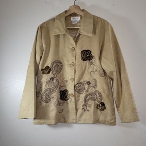 Great Canalion Embroider Button Down Jacket